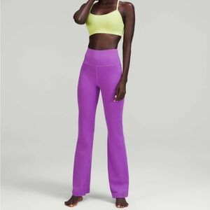 lululemon purple flare leggings 💜